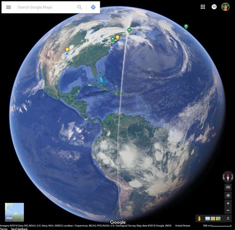How accurate is Google Earth satellite?