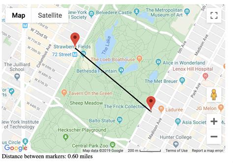 How accurate is Google Maps walking distance?