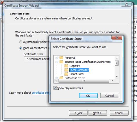 How are certificates stored?