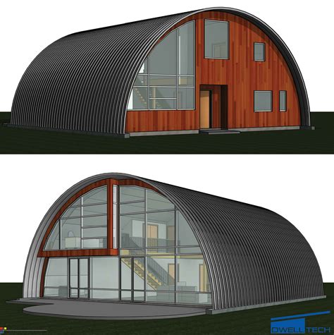 How are curved roofs constructed?