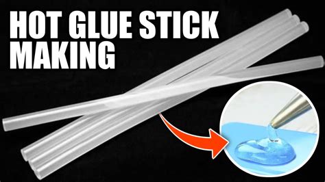 How are hot glue sticks made?