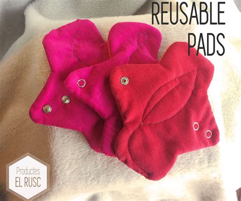 How are reusable pads made?
