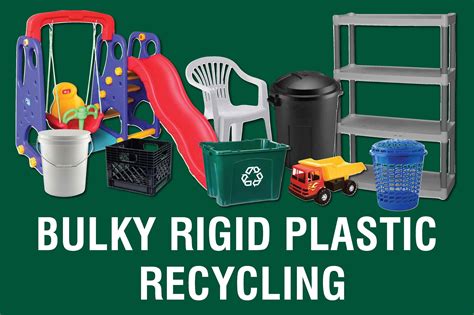 How are rigid plastics recycled?