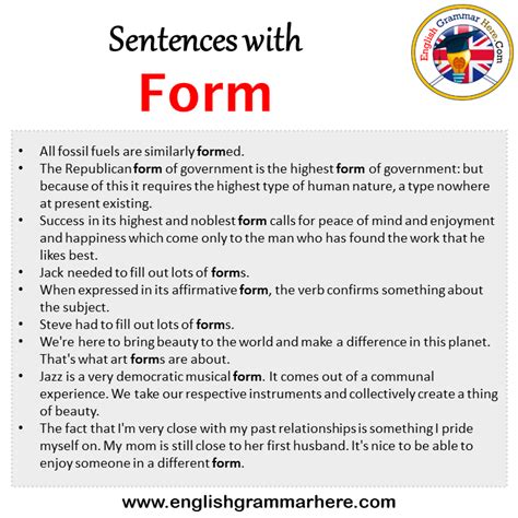 How are sentences formed?