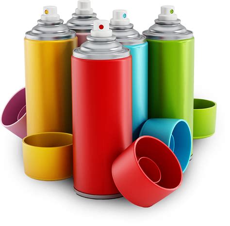 How are spray cans filled?