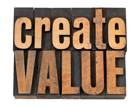 How are values created?