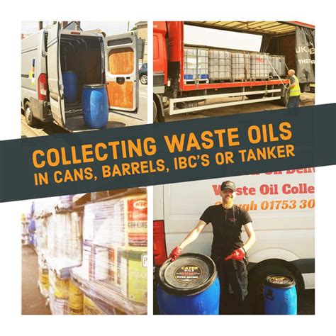 How are waste oils collected?