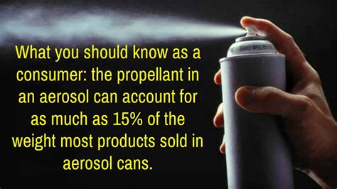 How bad are aerosol cans?