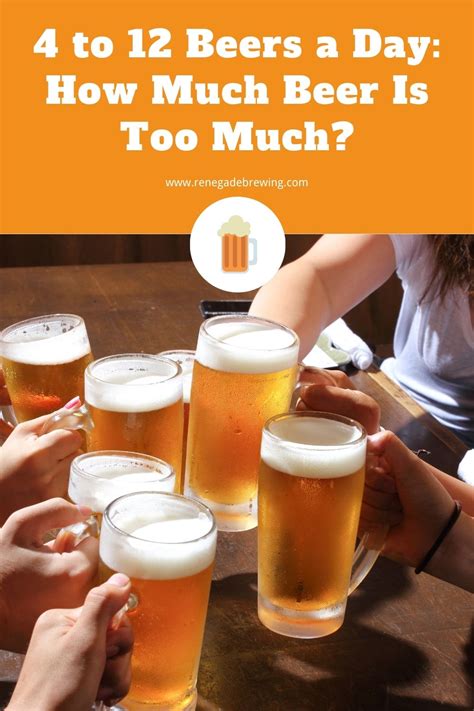 How bad is 4 beers a day?