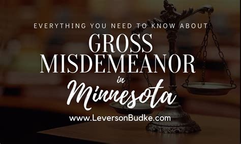How bad is a misdemeanor in MN?