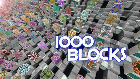 How big is 1,000 blocks in Minecraft?