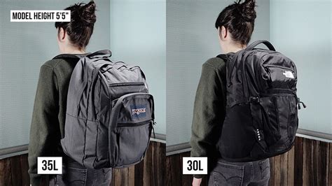 How big is 35L backpack?