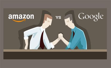 How big is Amazon vs Google?