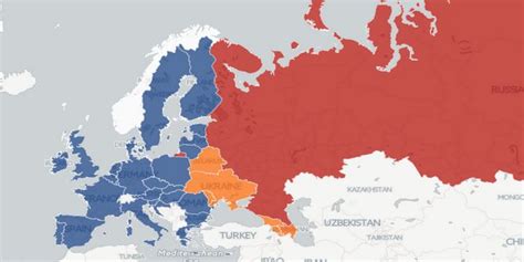 How big is Europe except Russia?