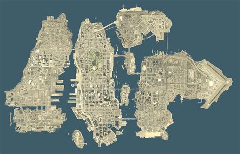 How big is GTA Liberty City?