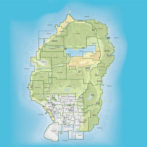 How big is GTA V in square miles?