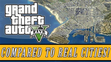 How big is GTA map compared to real life?