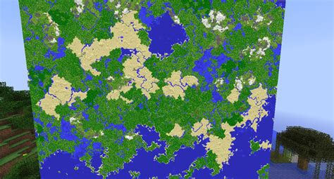 How big is Minecraft map?