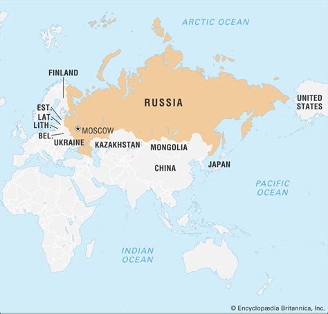 How big is Russia in area?