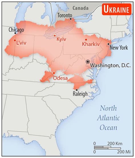 How big is Ukraine compared to Gaza?