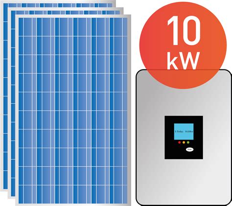 How big is a 10 kW solar system?