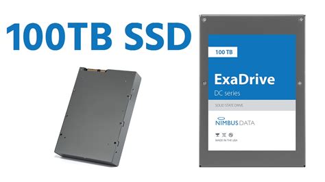 How big is a 100TB SSD?