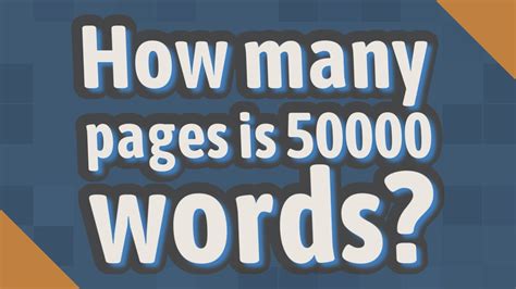 How big is a 50000 word novel?