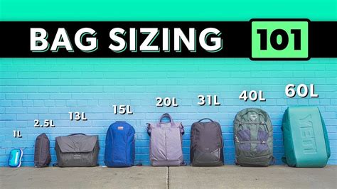 How big is a 50L bag?