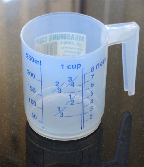 How big is a cup ML?