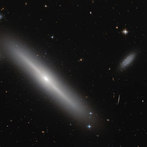 How big is a lenticular galaxy?