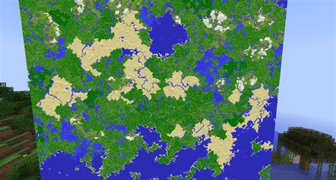 How big is a map in Minecraft?