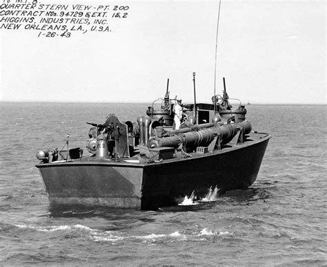 How big was a WWII PT boat?