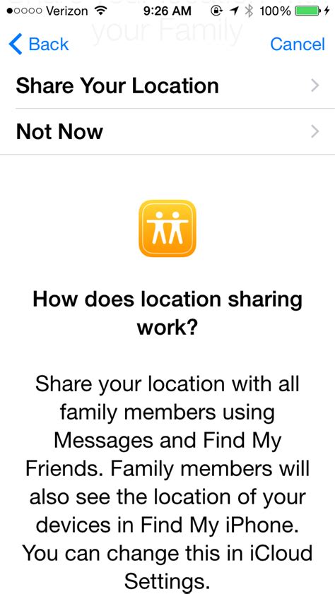 How can I accept Family Sharing?