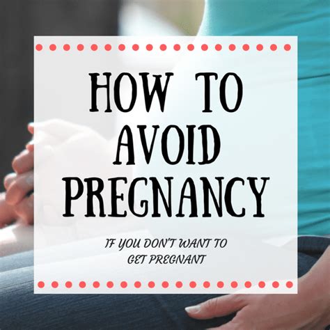 How can I avoid 15 days pregnancy?