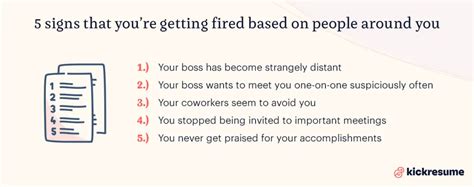 How can I avoid getting fired?