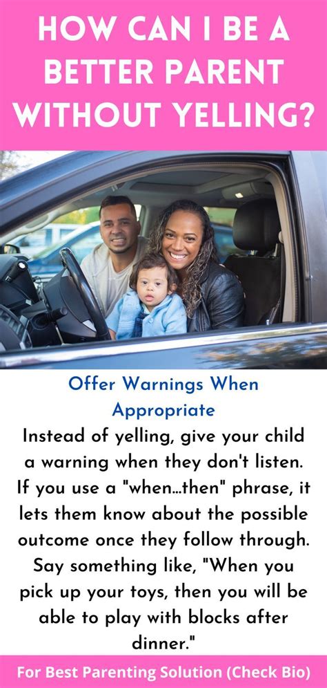 How can I be a better parent without yelling?