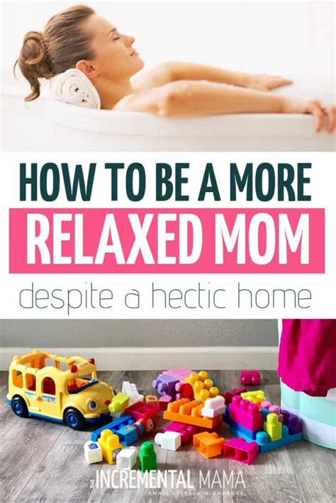 How can I be a relaxed mum?