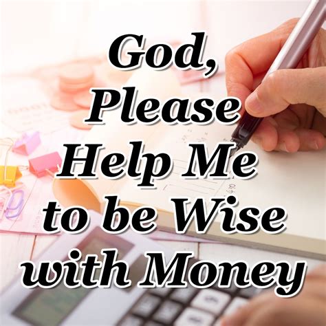 How can I be wise with money?