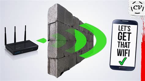 How can I boost my WiFi signal through concrete walls?