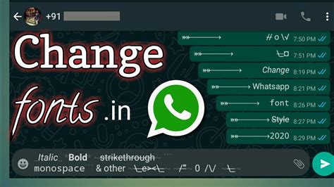 How can I change my WhatsApp font without any app?