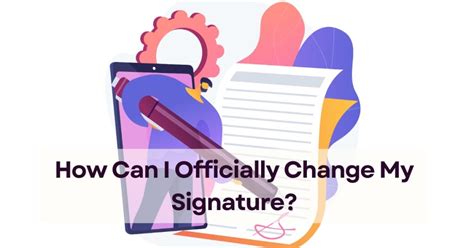 How can I change my signature?