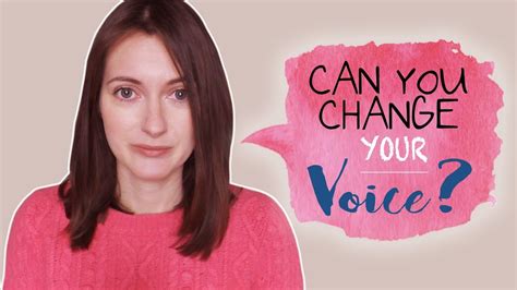 How can I change my voice naturally?