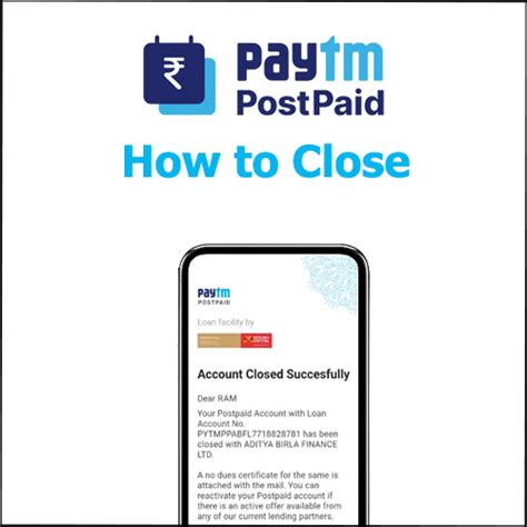 How can I close my Paytm postpaid account permanently?