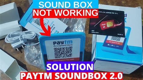 How can I complain about Paytm Soundbox not working?