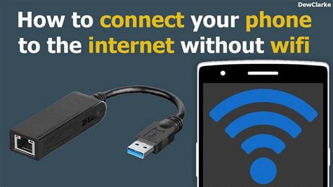 How can I connect my iPhone to the Internet without WiFi?