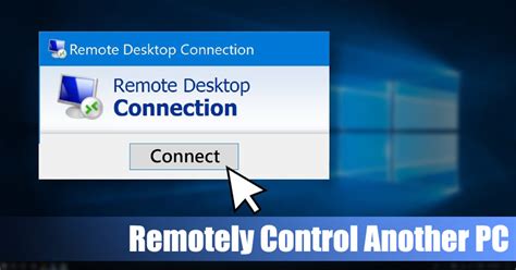 How can I control another computer remotely?