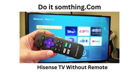 How can I control my TV without a phone remote?