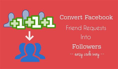 How can I convert my old pending friend request into followers?