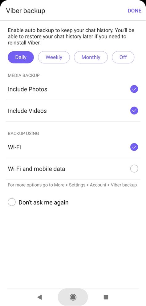 How can I copy Viber chat history?