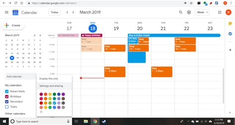 How can I copy my calendar?